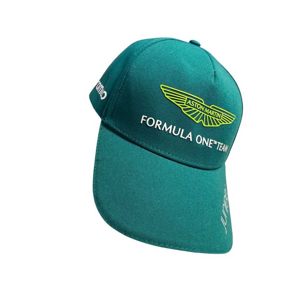 Aston Martin Formula 1 Team Cap Green Adjustable Snapback Juniper Cognizant BOSS - Picture 7 of 12